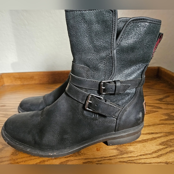 simmens waterproof leather boot